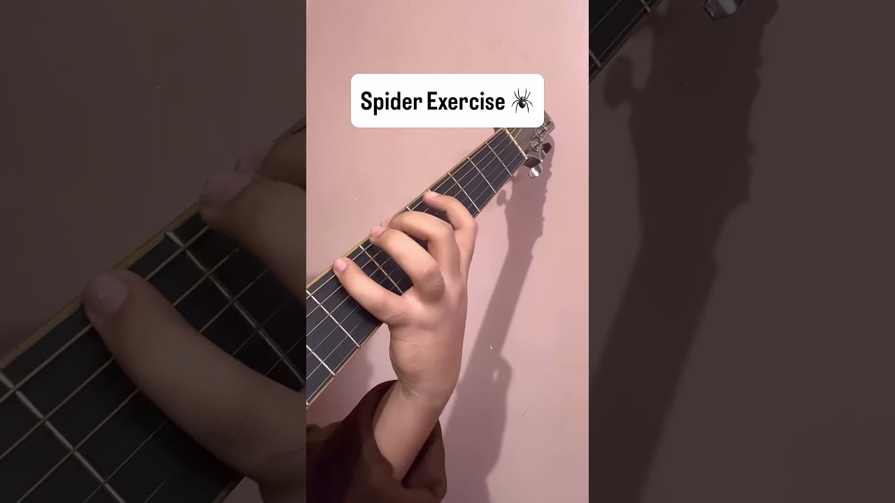 Guitar Spider Exercise for Speed #guitarist #guitarsolo #practice