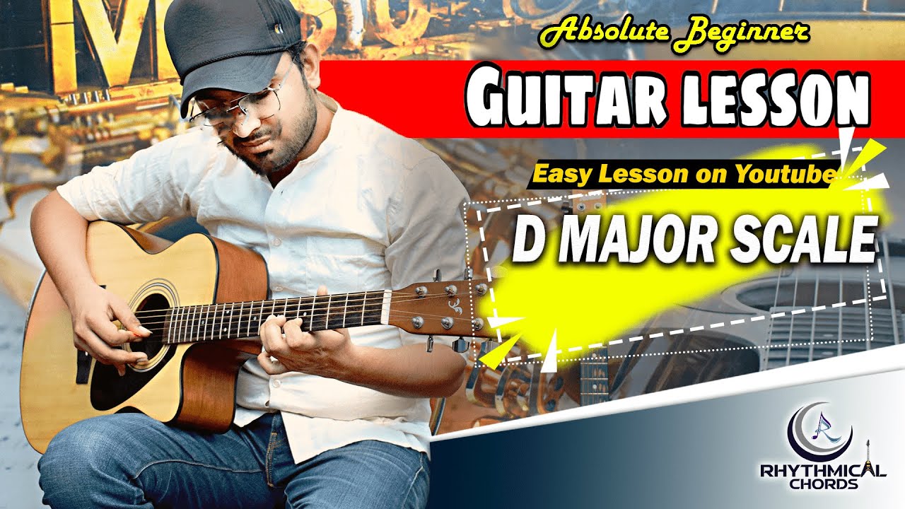 Guitar Lesson: D major Scale | Easy Guitar Chord | Guitar Lesson | Vikram Sharma | Rhythmical Chords