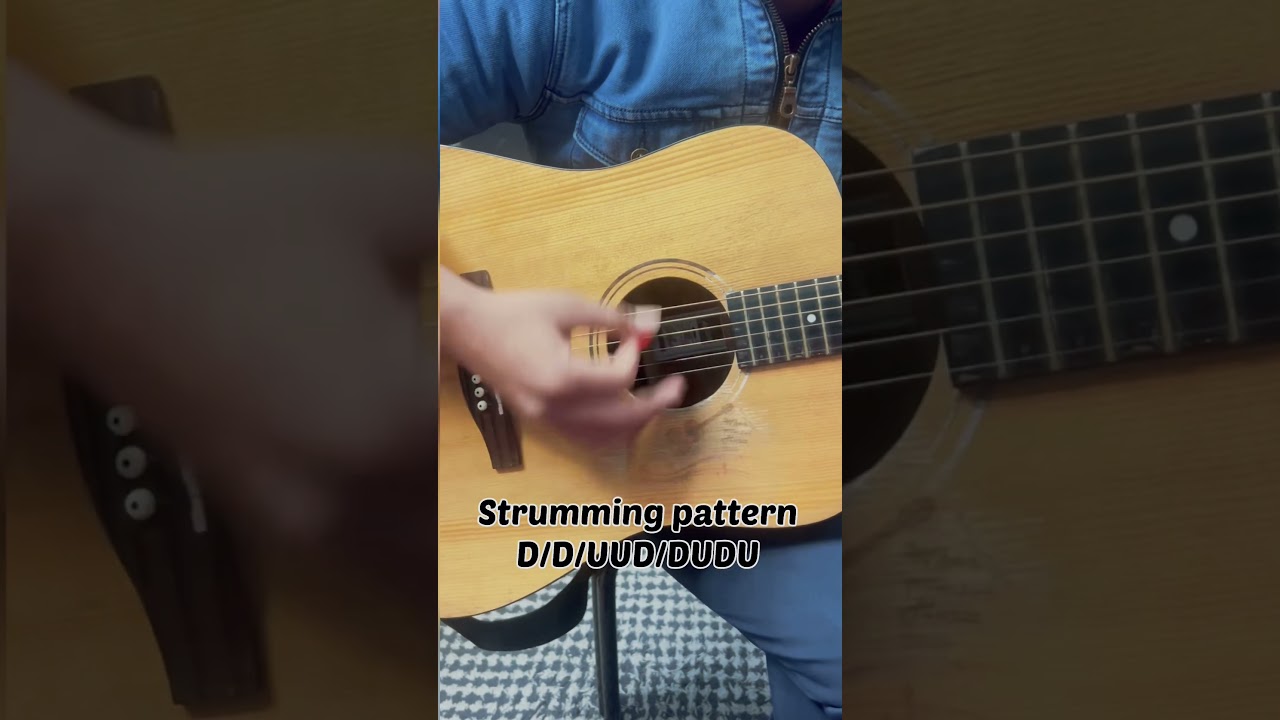 Strumming | D/D/UUD/DUDU | Shorts | Songs | Acoustic Guitar | Beginners | String